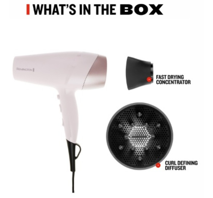 Remington Фен Remington D4807E51 Almond Allure Hair Dryer