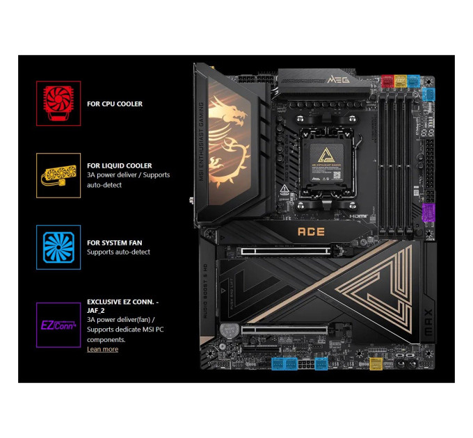 MSI Материнська плата MSI MEG X870E Ace Max Socket AM5