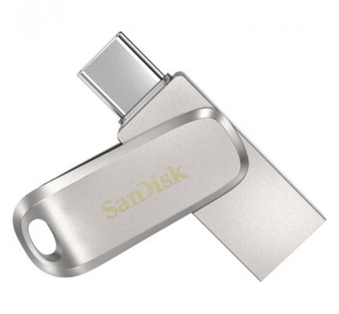 USB флеш накопичувач SanDisk 1TB Ultra Dual Luxe Silver USB 3.2/Type-C (SDDDC4-1T00-G46)