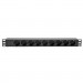 Kingda Силовий блок Kingda 19" 1U 9xSchuko, С14, без кабеля (KD-GER(16)N1009WKPB19A-C14)