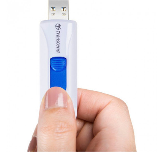USB флеш накопичувач Transcend 256GB JetFlash 790 White USB 3.1 (TS256GJF790W)