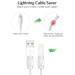 Ugreen Тримач для кабелю Ugreen LP127 Charging Cable Protector White (40705)