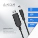 ACCLAB Кабель живлення USB to DC 5.5х2.1mm 12V 1A ACCLAB (1283126565120)