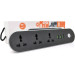 Voltronic Мережевий фільтр живлення Voltronic TВ-Т56, 3роз, 3*USB Black (ТВ-Т56-Black)