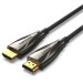 Vention Кабель мультимедійний HDMI to HDMI 20.0m V2.0 Optical 4K 60Hz 18Gbps Dolby 7.1 PVC Black Zinc Alloy Vention (ALABQ)
