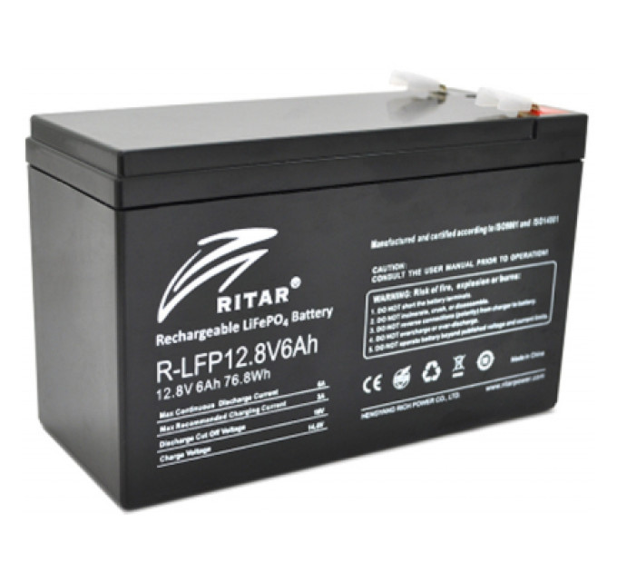 Ritar Батарея LiFePo4 Ritar R-LFP 12.8V 6Ah
