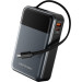 Vention Батарея універсальна Vention 20000mAh 65W 3A PD, QC/3.0, USB-A, Type-C OUT, with Built-in USB-C Cable, LED Display (FHYB0)