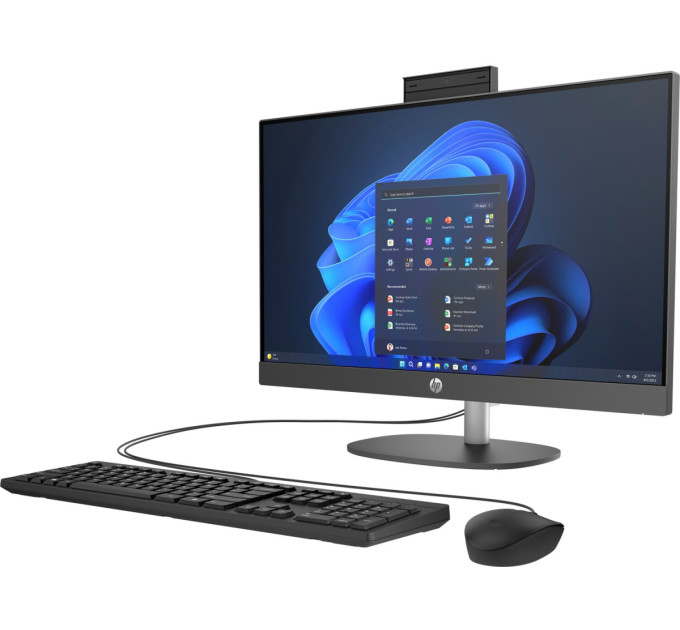 HP Комп'ютер HP ProOne 240 G10 AiO / i5-1334U, 16, 512, K&M, Cam, WiFi, W11Pro (9M9H7AT)