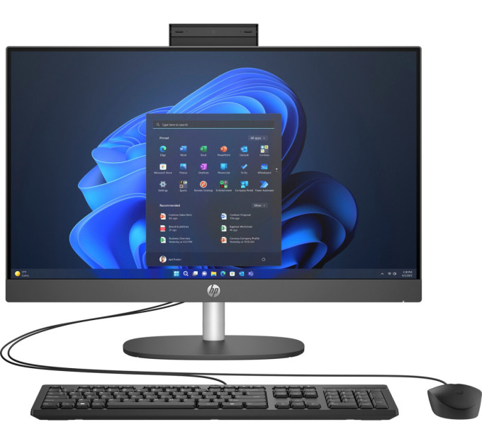 HP Комп'ютер HP ProOne 240 G10 AiO / i5-1334U, 16, 512, K&M, Cam, WiFi, W11Pro (9M9H7AT)