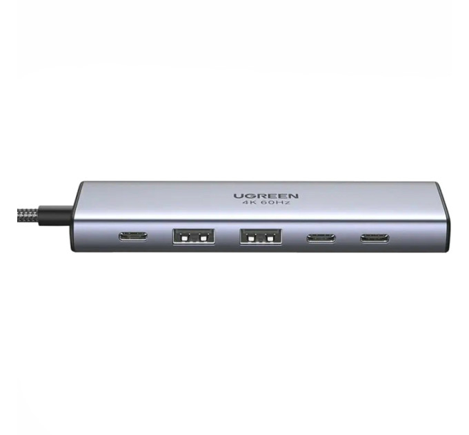 Ugreen Док-станція USB3.2 Type-C --> HDMI 4K60Hz/2хUSB 3.0/2xUSB-C PD 100 Вт CM511 Ugreen