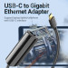 Vention Перехідник USB3.1 Type-C to Ethernet RJ45 1000 Mb Gigabit Vention (CFBBB)