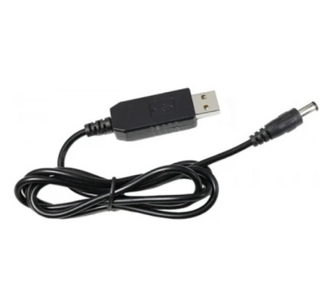 CHINA Кабель живлення USB to DC5.5*2.1 5V to 9V 1.0m Value (S1015)