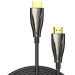 Vention Кабель мультимедійний HDMI to HDMI 30.0m V2.0 Optical 4K 60Hz 18Gbps Dolby 7.1 PVC Black Zinc Alloy Vention (ALABT)
