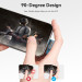 Vention Дата кабель USB-C to USB-C 0.5m USB2.0 60W (20V/3A) angle 90° Gray Aluminum Alloy Vention (TRAHD)