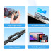 Vention Дата кабель USB-C to USB-C 0.5m USB2.0 60W (20V/3A) angle 90° Gray Aluminum Alloy Vention (TRAHD)