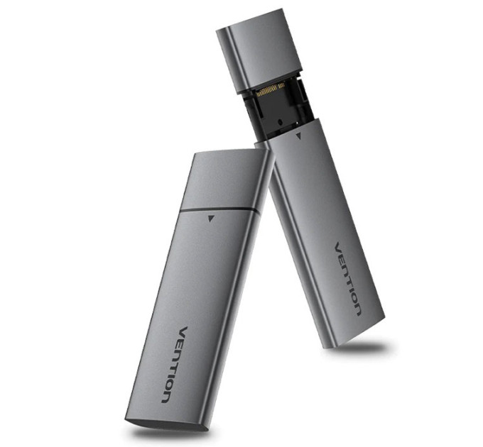 Vention Кишеня зовнішня Vention SSD M.2 (NVME) M-key USB Type-C 3.2 gray (KPGH0)