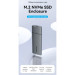 Vention Кишеня зовнішня Vention SSD M.2 (NVME) M-key USB Type-C 3.2 gray (KPGH0)