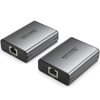Адаптер HDMI via UTP up to 60m w/Power adapter(RX/TX) V1.4 1080p 60Hz 3D DD7.1 Vention (AKGH0-EU)
