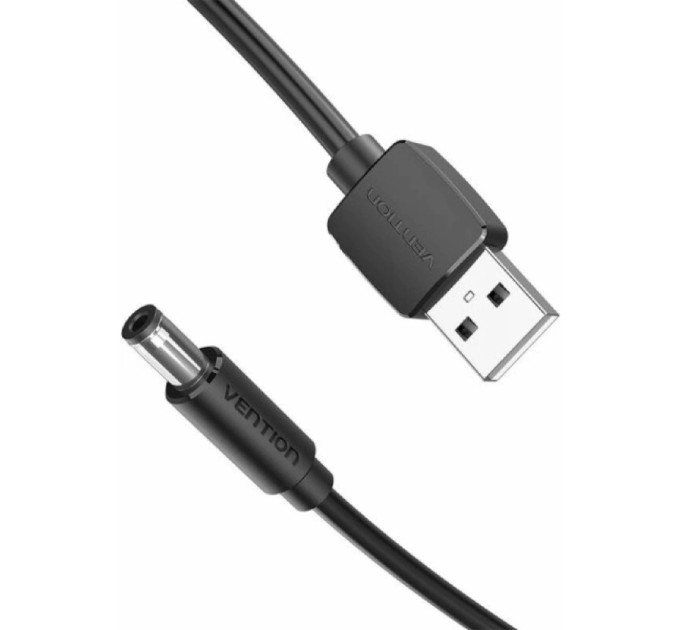 Vention Кабель Vention USB - DC (M/M), 5.5 мм, 1 м, Black (CEYBF)