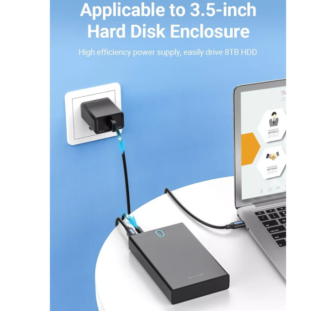 Vention Кабель Vention USB - DC (M/M), 5.5 мм, 1 м, Black (CEYBF)
