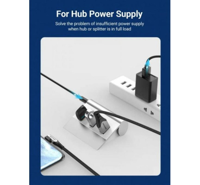 Vention Кабель Vention USB - DC (M/M), 5.5 мм, 1.5 м, Black (CEYBG)