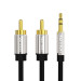 Vention Кабель Vention 3.5 мм - 2хRCA (M/M), 10 м, Black (BCFBL)