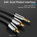 Vention Кабель Vention 3.5 мм - 2хRCA (M/M), 10 м, Black (BCFBL)