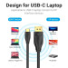 Vention Кабель Vention DisplayPort - USB Type-C (M/M), 2 м, Black (CGYBH)