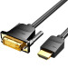 Vention Кабель Vention DVI - HDMI V 1.4 (M/M), 5 м, Black (ABFBJ)