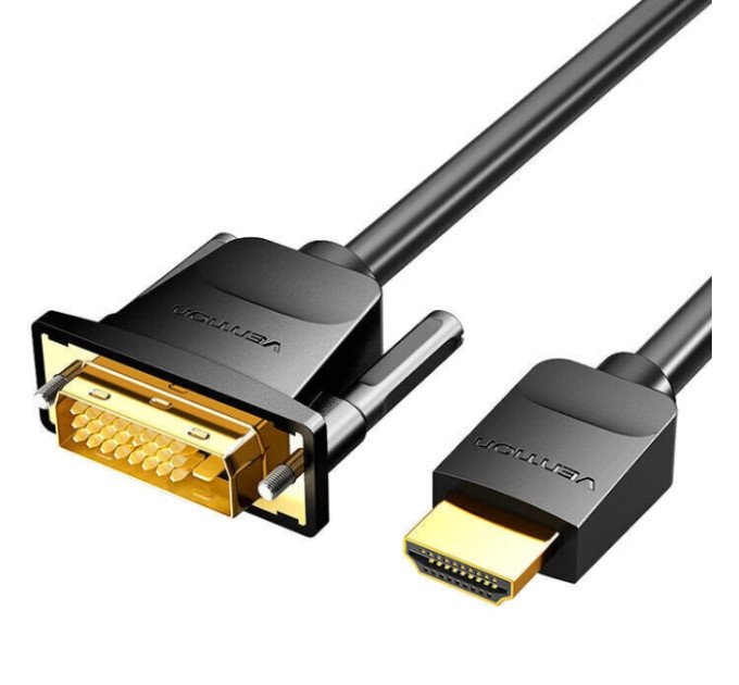 Vention Кабель Vention HDMI - DVI V 1.4 (M/M), 3 м, чорний (ABFBI)