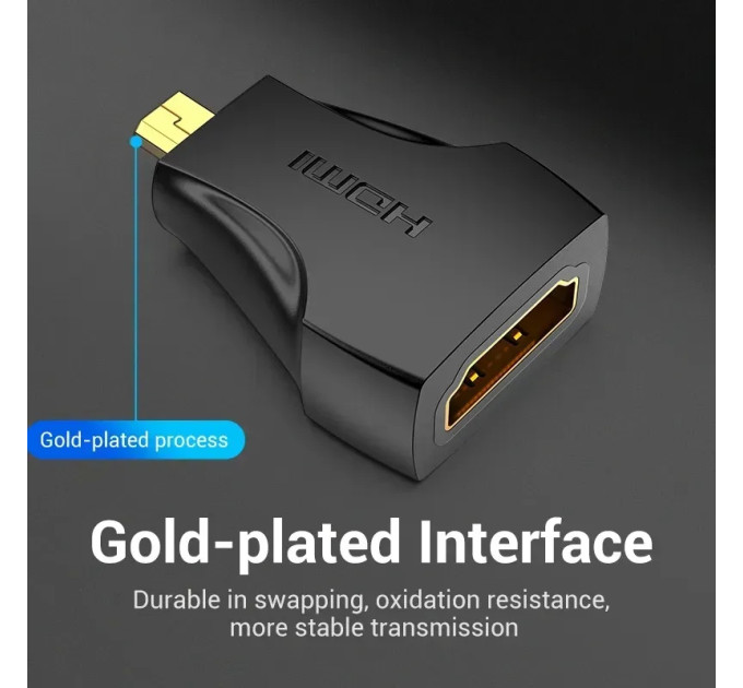 Vention Адаптер Vention HDMI - micro-HDMI (F/M), Black (AITB0)