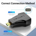 Vention Адаптер Vention HDMI - micro-HDMI (F/M), Black (AITB0)