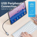 Vention Перехідник USB 3.0 Type-C to USB AF (OTG) 0.15m Aluminum Alloy Vention (CCXHB)