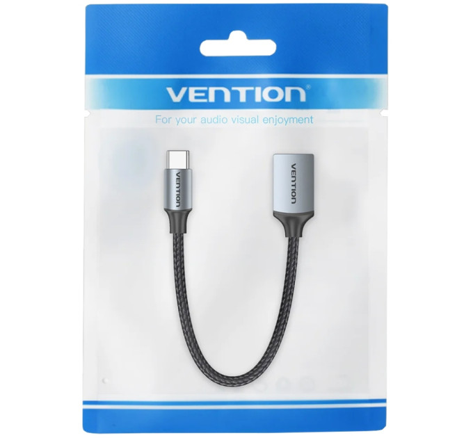 Vention Перехідник USB 3.0 Type-C to USB AF (OTG) 0.15m Aluminum Alloy Vention (CCXHB)