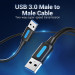 Vention Кабель Vention USB - USB V 3.0 (M/M), 1 м, Black (CONBF)