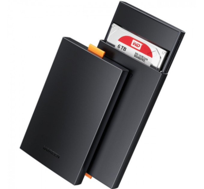 Ugreen Кишеня зовнішня UGREEN USB 3.0 to 2.5" HDD/SSD CM237 black (60353)