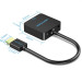 Vention Перехідник HDMI M to VGA F 1080P 60Hz 3,5mm Audio Micro USB (F) powered Vention (ACRBB)