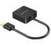 Vention Перехідник HDMI M to VGA F 1080P 60Hz 3,5mm Audio Micro USB (F) powered Vention (ACRBB)