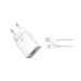 XO Зарядний пристрій XO L99 USB 12W + cable USB to Lightning white (L99-L-WH)