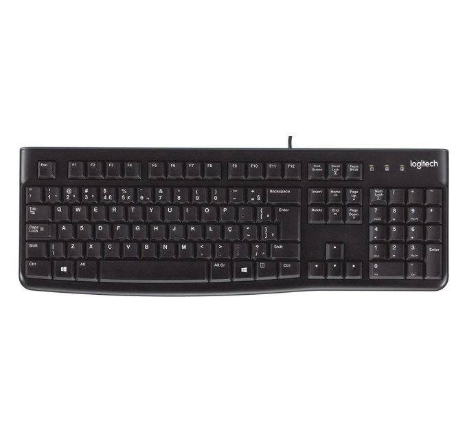 Logitech Маніпулятор типу «миша» Prologix PLMМ180 Black і клавіатура Logitech Kl 20 for Business Ukr Black (920-002643)