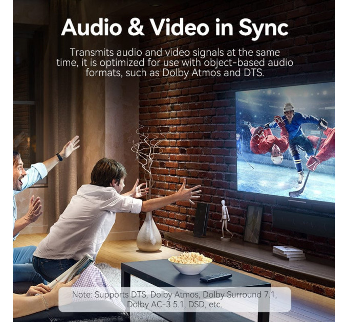 Vention Сплітер HDMI 2.0 UHD 4K 60Hz 3D, HDCP,1080P перемикач двонаправлений 2 IN 1 OUT Vention