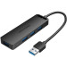 Vention Хаб USB 3.0 -> 4xUSB-A 3.0, 5Gbps,  Black Vention