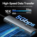 Vention Хаб USB 3.0 Type-C -> 4xUSB 3.0/1xUSB-C, 5Gbps, Black Vention