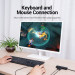 Vention Хаб USB 2.0 -> 4xUSB 2.0, 0.15м, Black Vention