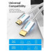Vention Кабель HDMI M - M, 8.0м, V2.0, 4K 60Гц, обплетення, Silver Metal Type Vention