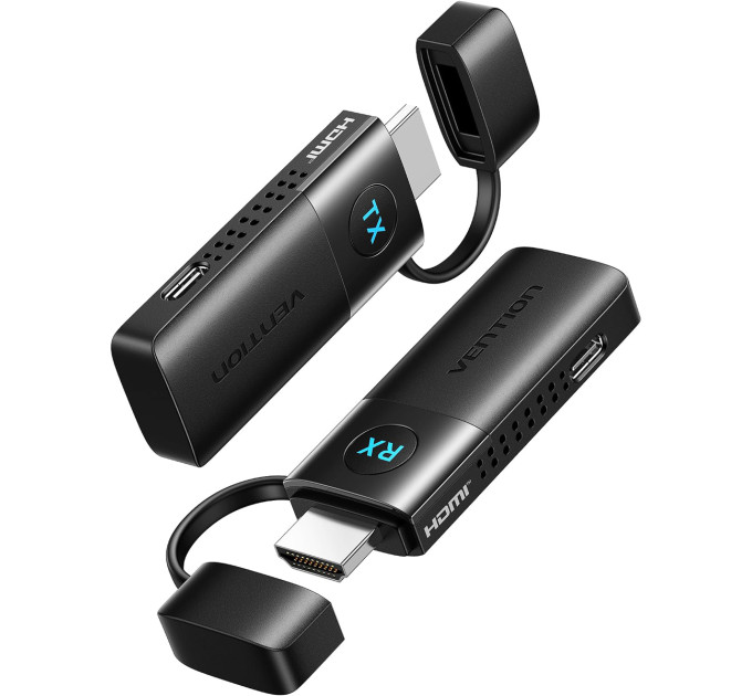 Vention Комплект бездротовий HDMI передавач + приймач, 1080P60Гц, 5GHz, до 50м Vention