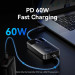 Vention Комплект USB-C М --> HDMI бездротовий передавач + приймач, 4K30Гц, 5GHz, до 50м, 60W PD Vention