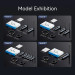 Vention Комплект підсилювача HDMI сигналу (TX+RX) 1080P60Гц 5 GHz, сірий, Vention