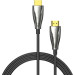 Vention Кабель HDMI M - M, 80.0 м, V2.0, Optical 8K 60Гц 18Gbps Dolby 7.1 PVC Black Zinc Alloy Vention
