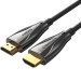Vention Кабель HDMI M - M, 10.0м, V2.1, Optical 8K 60Гц 48Gbps Dolby 7.1 TPE Black Zinc Alloy Vention
